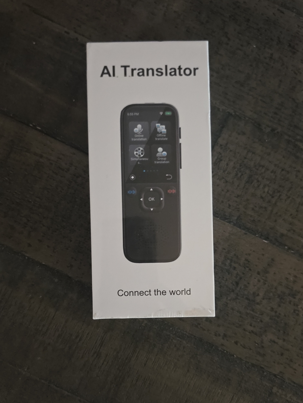 AI Translator Voice Language Interpreter - Black